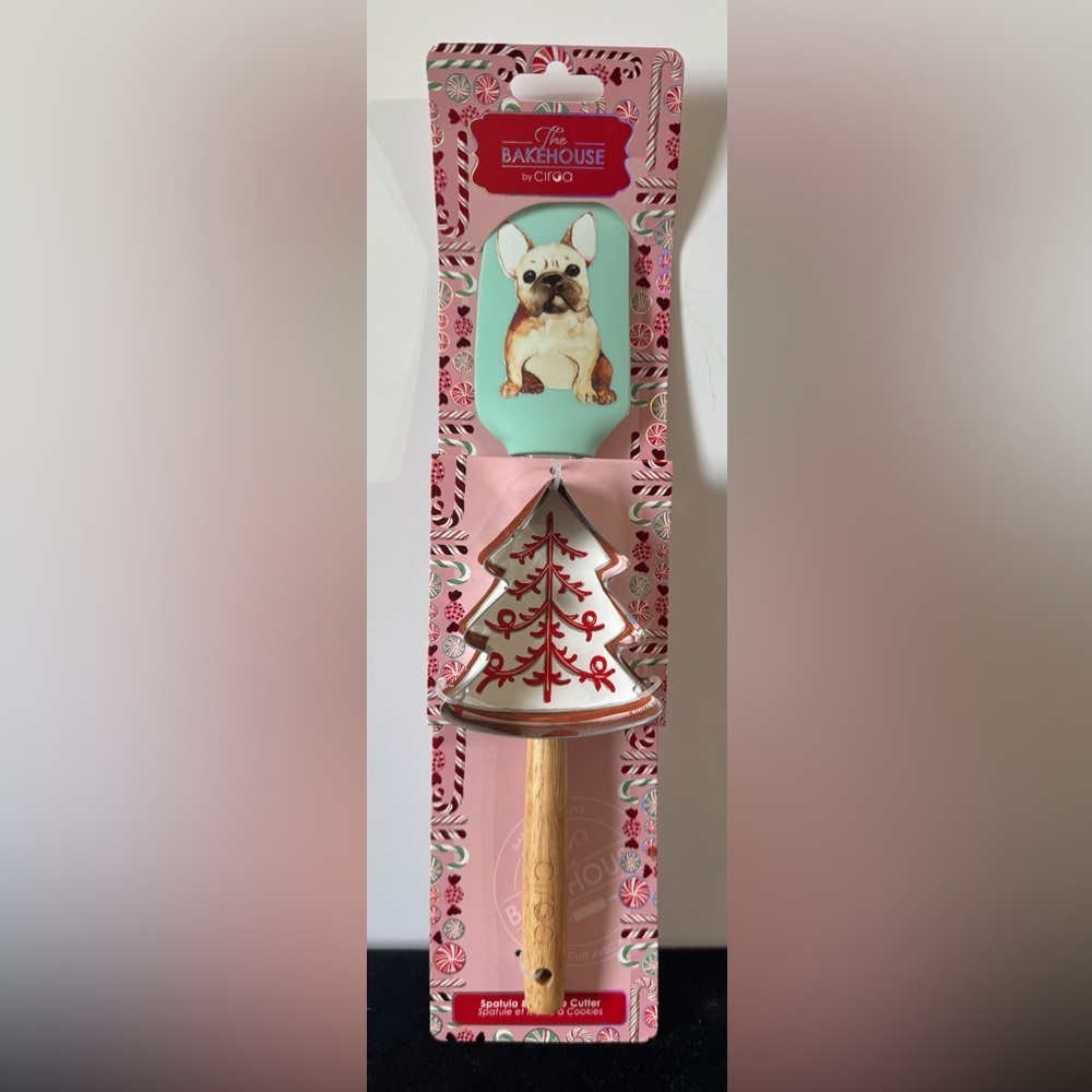 The Bakehouse by Ciroa Holiday Spatula Set - Mint and Pink